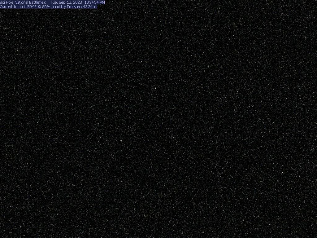 Big Hole National Battlefield Webcam